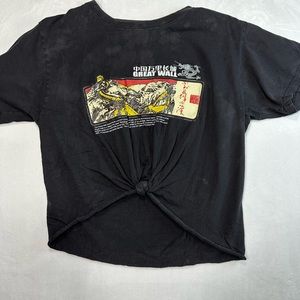 Great Wall Vintage Print Tee Womens Size S